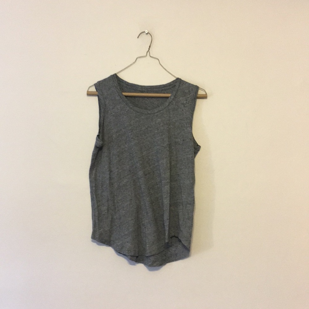 Whisper cotton muscle tee